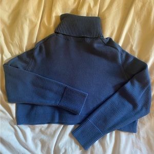ZARA Cropped Turtleneck Sweater